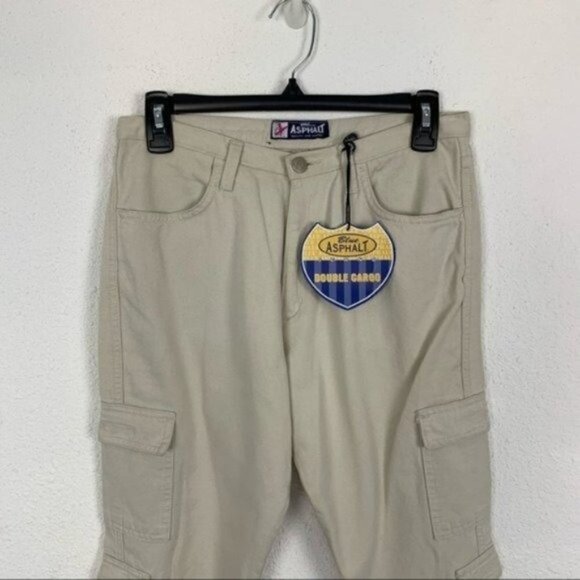 Blue Asphalt Double Cargo Pants 7 Gray NWT - Picture 2 of 8